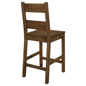 CoasterEveryday Coleman Counter Height Stools Rustic Golden Brown (Set Of 2)