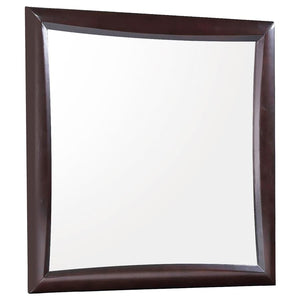 CoasterEssence Phoenix Square Dresser Mirror Deep Cappuccino