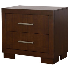 CoasterEssence Jessica 2-Drawer Nightstand Cappuccino