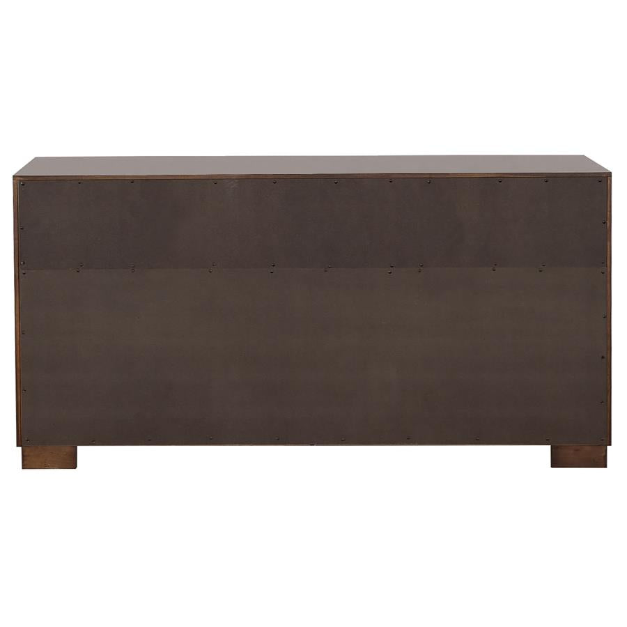 CoasterEssence Jessica 6-Drawer Dresser Cappuccino