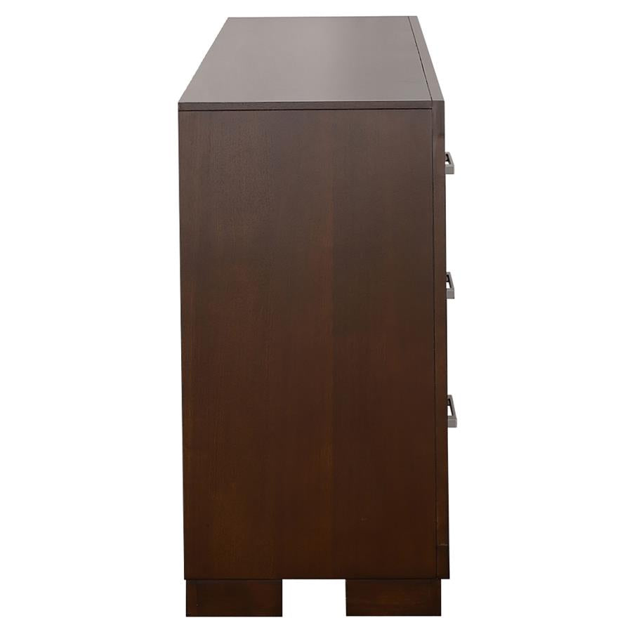 CoasterEssence Jessica 6-Drawer Dresser Cappuccino