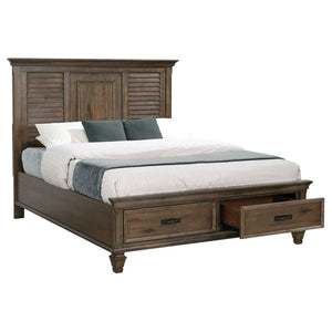 CoasterEssence Franco Storage Bed Burnished Oak