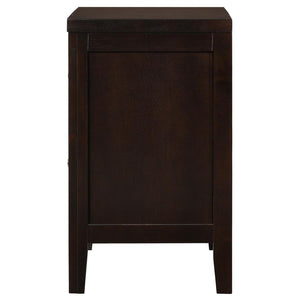 CoasterEveryday Carlton 2-Drawer Rectangular Nightstand Cappuccino