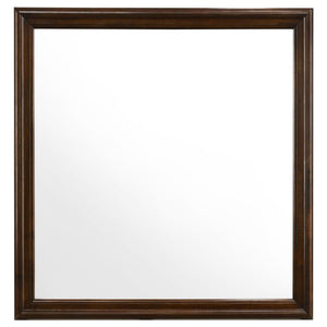 CoasterEveryday Louis Philippe Square Dresser Mirror Cappuccino