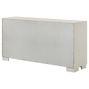 CoasterEssence Jessica 6-Drawer Dresser White