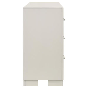 CoasterEssence Jessica 6-Drawer Dresser White