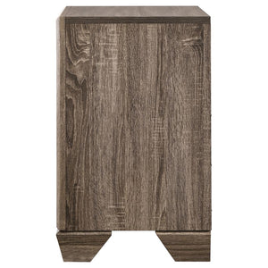 CoasterEveryday Kauffman 2-Drawer Nightstand Washed Taupe