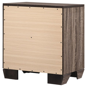 CoasterEveryday Kauffman 2-Drawer Nightstand Washed Taupe