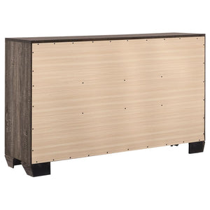 CoasterEveryday Kauffman 6-Drawer Dresser Washed Taupe