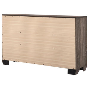 CoasterEveryday Kauffman 6-Drawer Dresser Washed Taupe