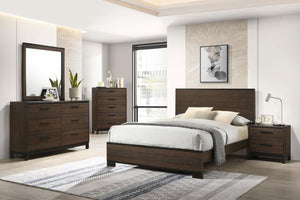 CoasterEveryday Edmonton Panel Bed Rustic Tobacco