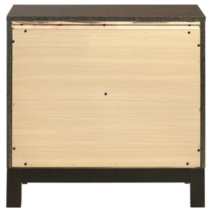 CoasterEveryday Edmonton 2-Drawer Nightstand Rustic Tobacco