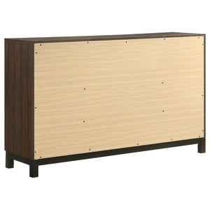 CoasterEveryday Edmonton 6-Drawer Dresser Rustic Tobacco