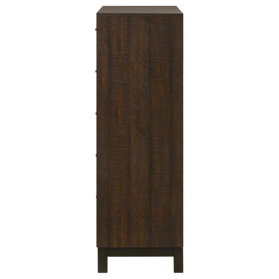 CoasterEveryday Edmonton 5-Drawer Chest Rustic Tobacco