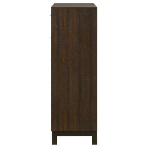 CoasterEveryday Edmonton 5-Drawer Chest Rustic Tobacco