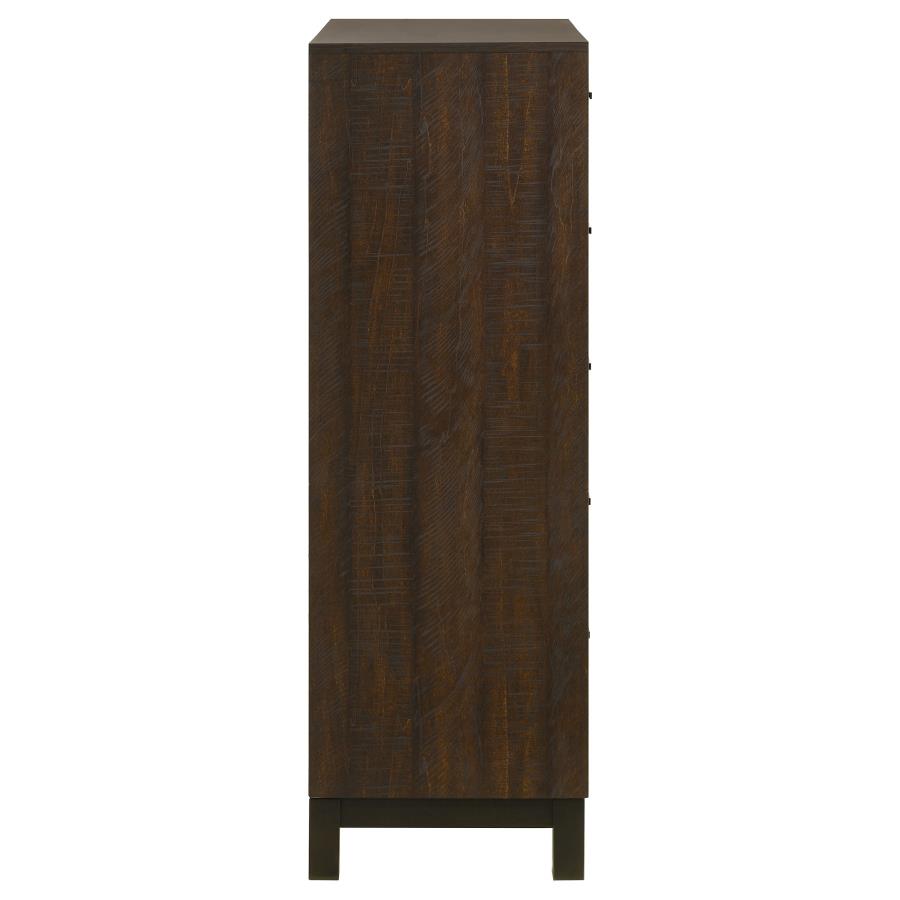 CoasterEveryday Edmonton 5-Drawer Chest Rustic Tobacco