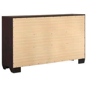 CoasterEveryday Kauffman 6-Drawer Dresser Dark Cocoa