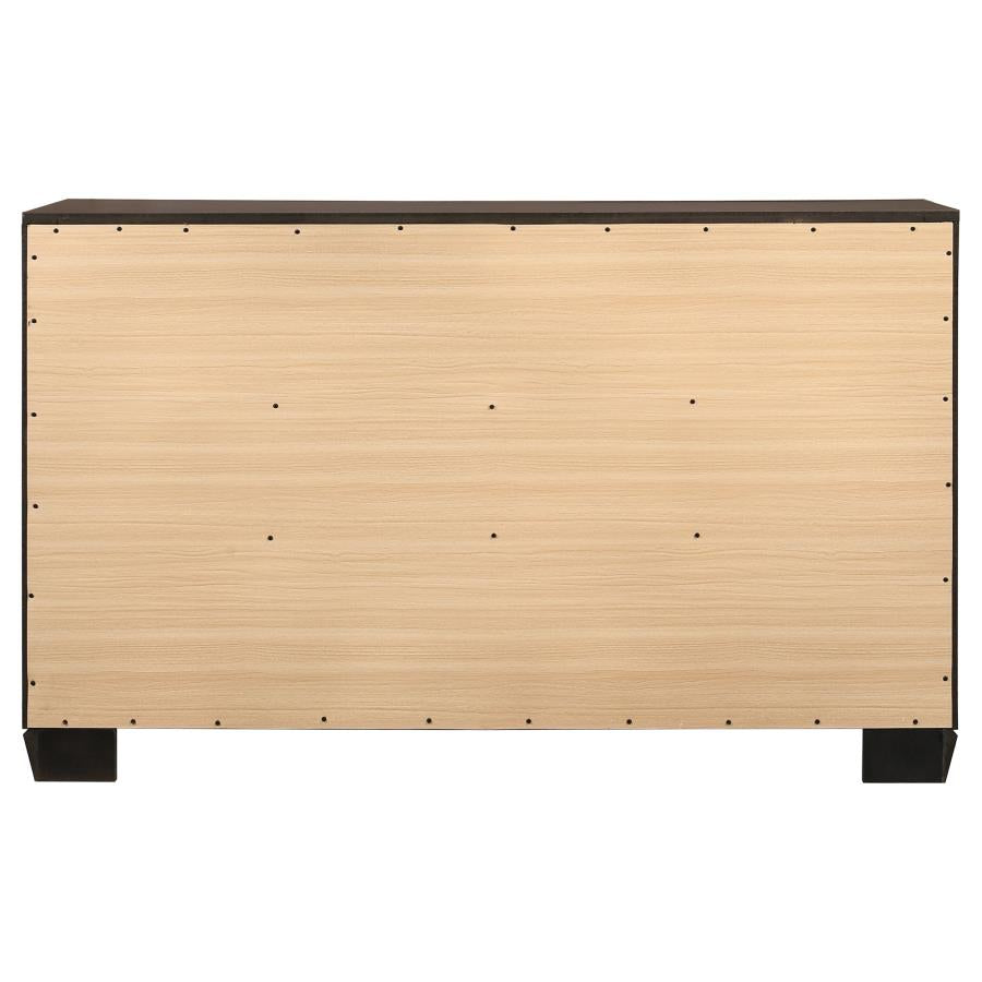 CoasterEveryday Kauffman 6-Drawer Dresser Dark Cocoa