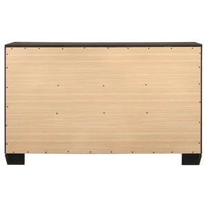 CoasterEveryday Kauffman 6-Drawer Dresser Dark Cocoa