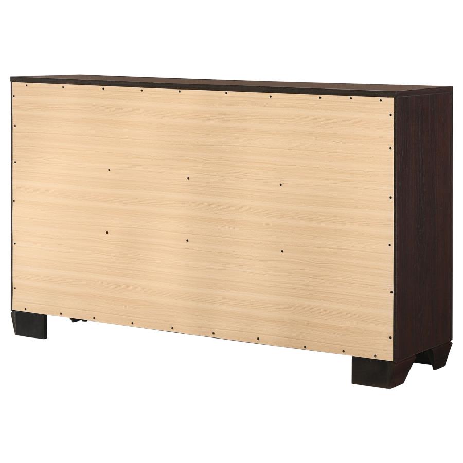 CoasterEveryday Kauffman 6-Drawer Dresser Dark Cocoa