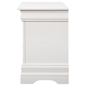 CoasterEveryday Louis Philippe 2-Drawer Nightstand White