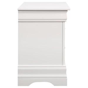 CoasterEveryday Louis Philippe 2-Drawer Nightstand White