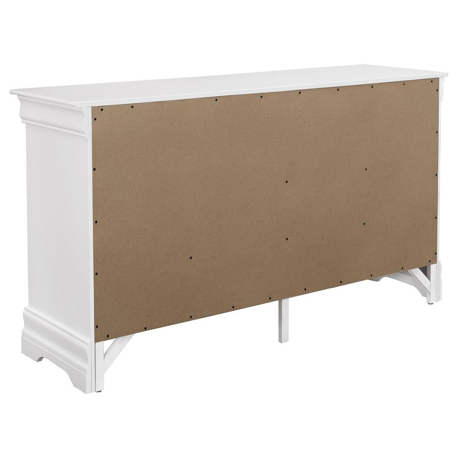 CoasterEveryday Louis Philippe 6-Drawer Dresser White