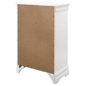 CoasterEveryday Louis Philippe 5-Drawer Chest White