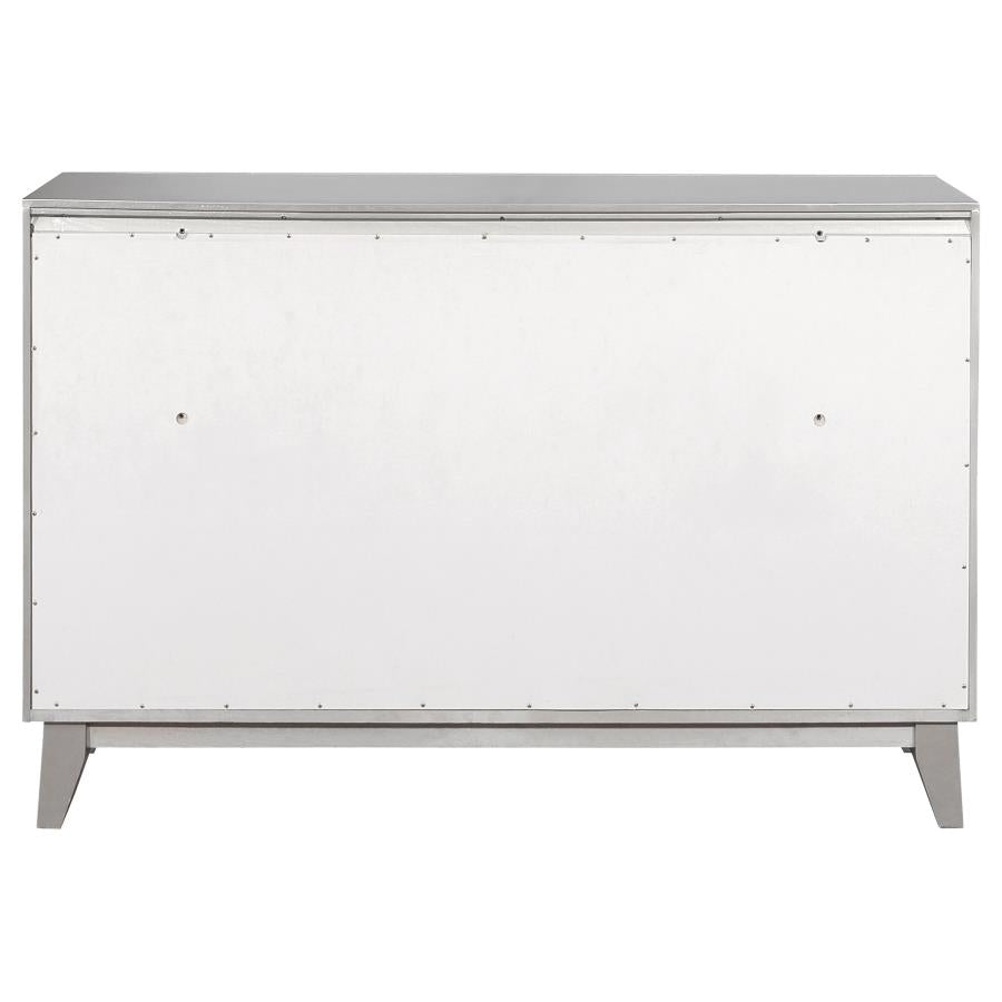 CoasterEssence Leighton 7-Drawer Dresser Metallic Mercury