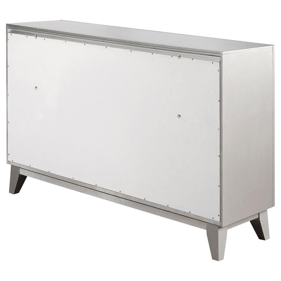 CoasterEssence Leighton 7-Drawer Dresser Metallic Mercury