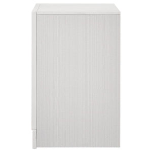 CoasterEveryday Miranda 2-Drawer Nightstand Tray White