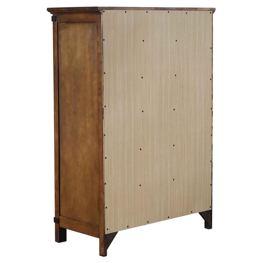 CoasterEveryday Brenner 7-Drawer Chest Rustic Honey