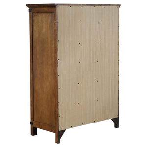 CoasterEveryday Brenner 7-Drawer Chest Rustic Honey