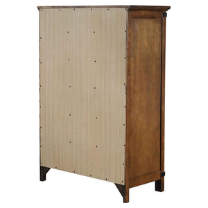 CoasterEveryday Brenner 7-Drawer Chest Rustic Honey