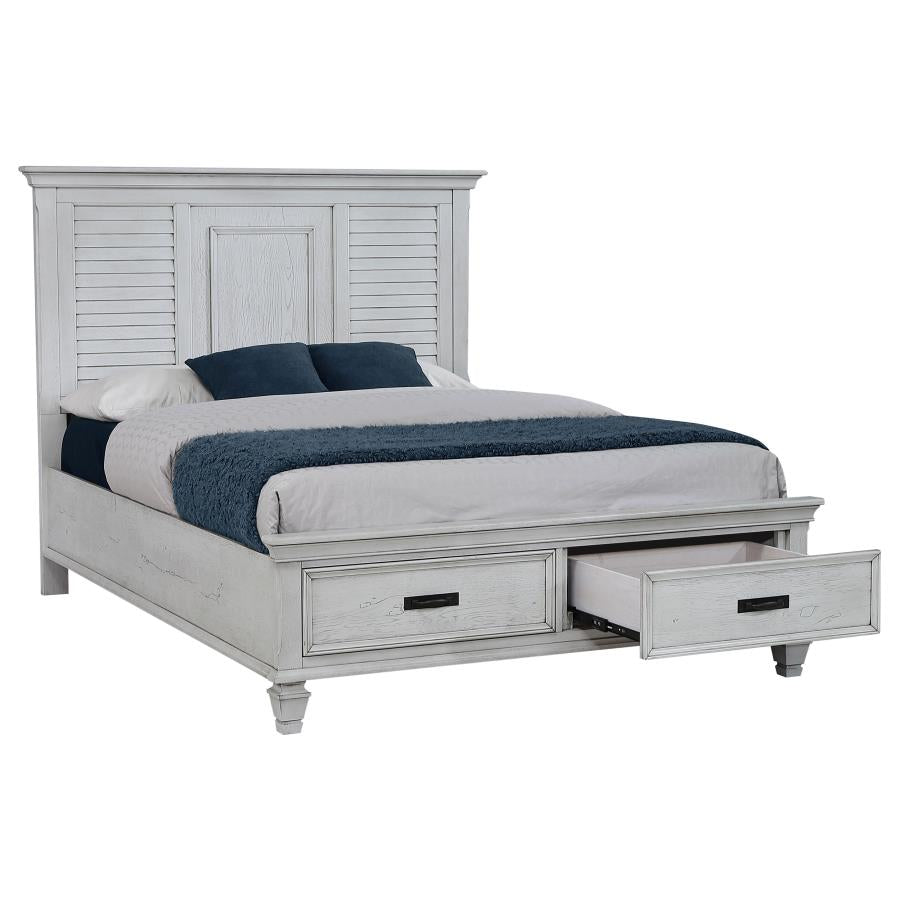 CoasterEssence Franco Storage Bed Antique White