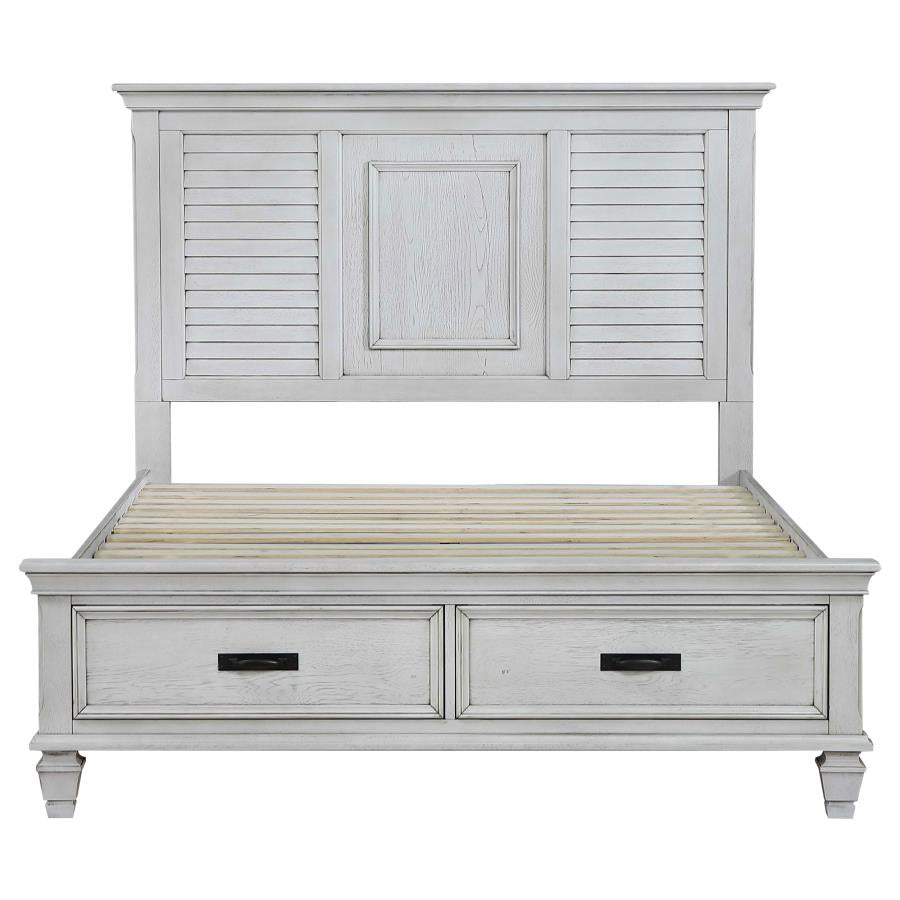 CoasterEssence Franco Storage Bed Antique White