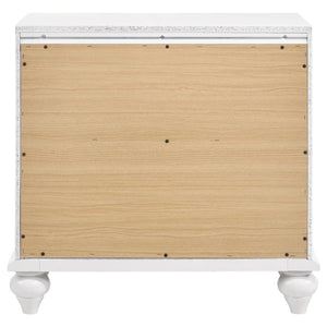 CoasterEveryday Barzini 2-Drawer Nightstand White