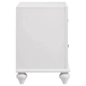 CoasterEveryday Barzini 2-Drawer Nightstand White