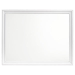 CoasterEveryday Barzini Rectangle Dresser Mirror White