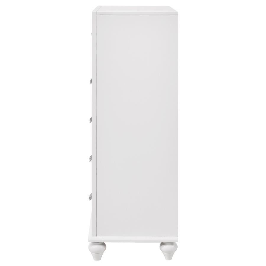 CoasterEveryday Barzini 5-Drawer Chest White