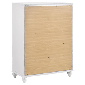 CoasterEveryday Barzini 5-Drawer Chest White