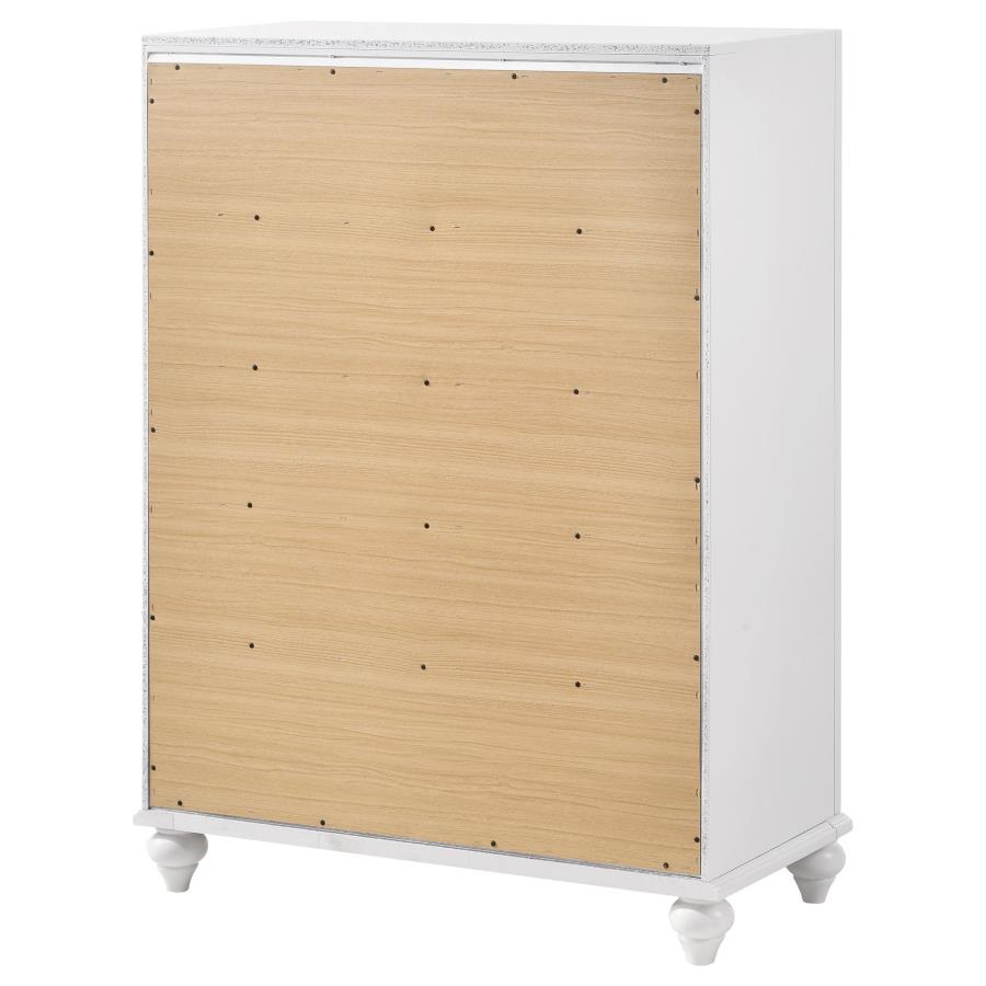 CoasterEveryday Barzini 5-Drawer Chest White