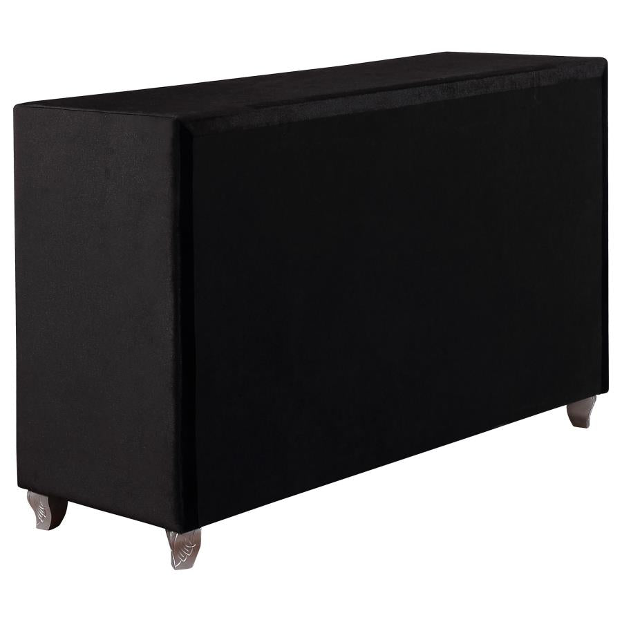 CoasterEssence Deanna 7-Drawer Rectangular Dresser Black