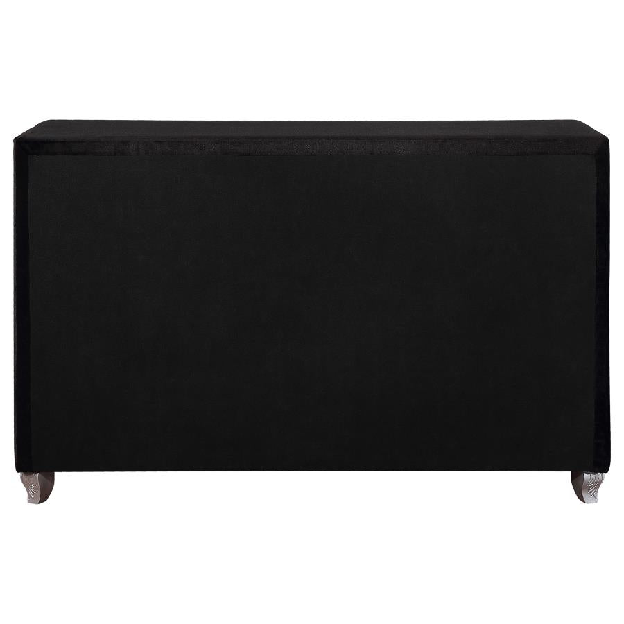 CoasterEssence Deanna 7-Drawer Rectangular Dresser Black