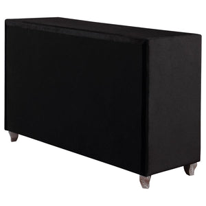 CoasterEssence Deanna 7-Drawer Rectangular Dresser Black