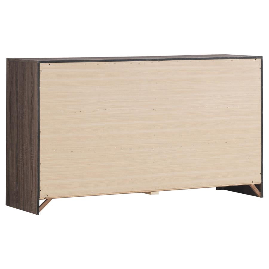 CoasterEveryday Brantford 6-Drawer Dresser Barrel Oak