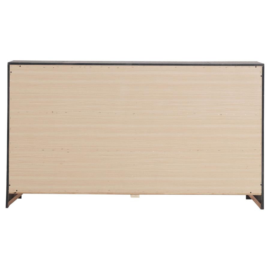 CoasterEveryday Brantford 6-Drawer Dresser Barrel Oak