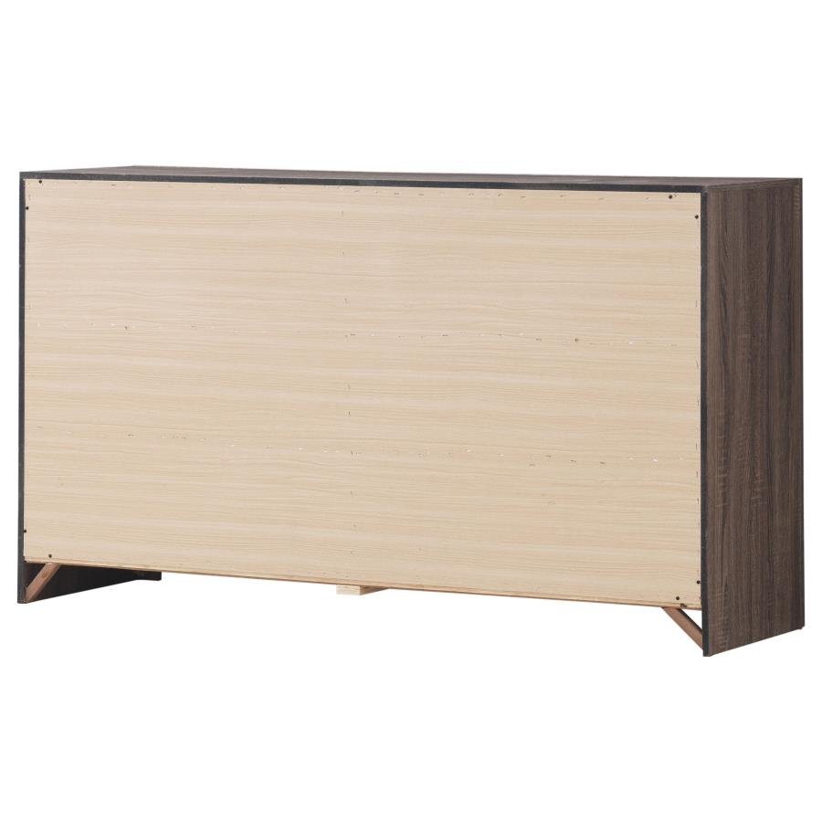 CoasterEveryday Brantford 6-Drawer Dresser Barrel Oak