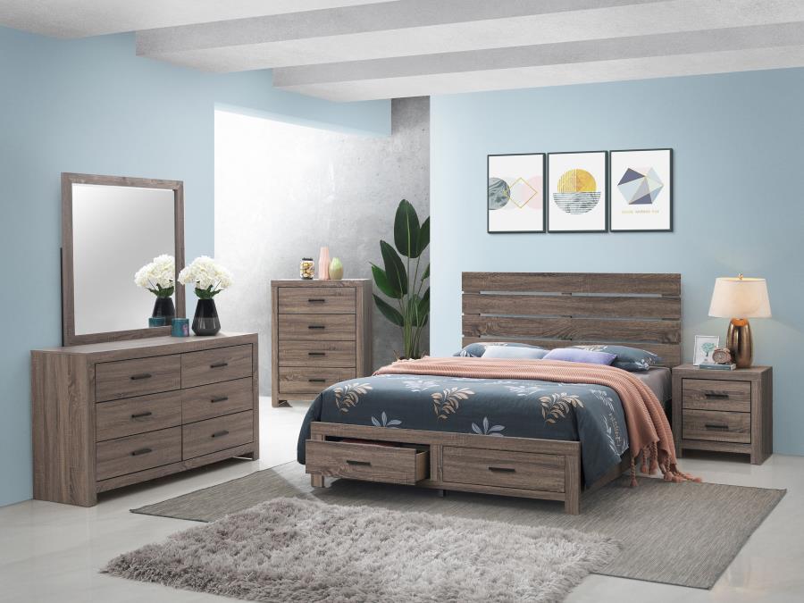 CoasterEveryday Brantford 4-Drawer Chest Barrel Oak