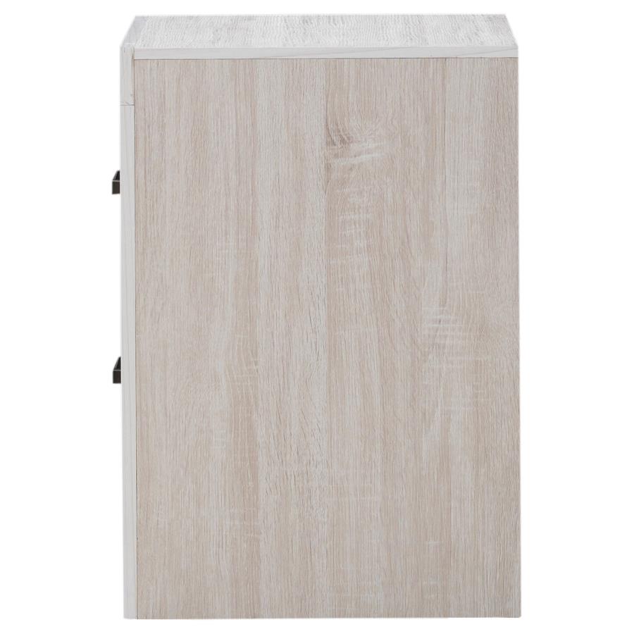 CoasterEveryday Brantford 2-Drawer Nightstand Coastal White